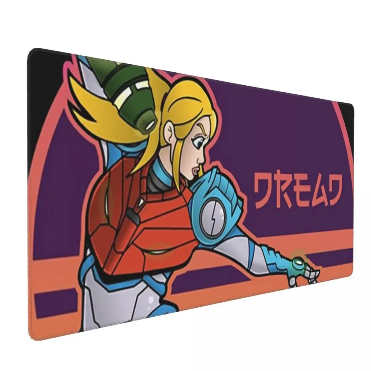 How Dreadful Metroid Samus Aran Large Mouse Pad Computer Keyboard Mouse Mat Gaming PC Laptop Desk Mat Accessories Table Mats