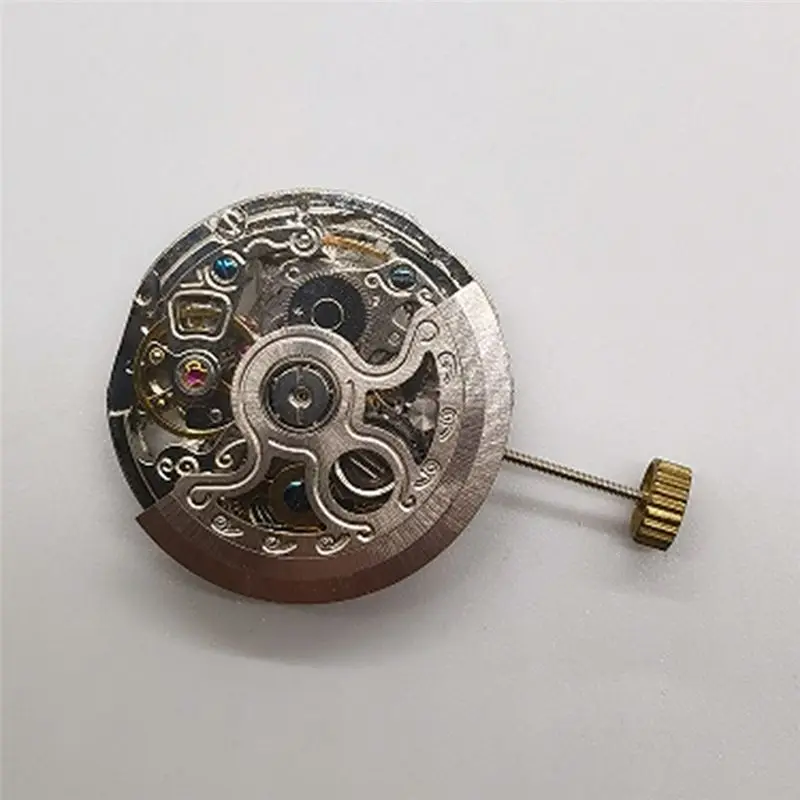 

ABYB 2196 Автоматический механический механизм, 6 стрелок, аксессуары для часов, центр часов без календаря, скелета