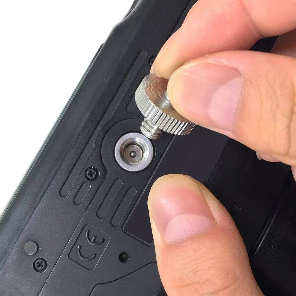 Adattatore per vite in metallo filettato maschio da 1/4 "maschio a 3/8" per supporto per treppiede per fotocamera DSLR SLR supporta accessori per fotocamere da 3/8 pollici