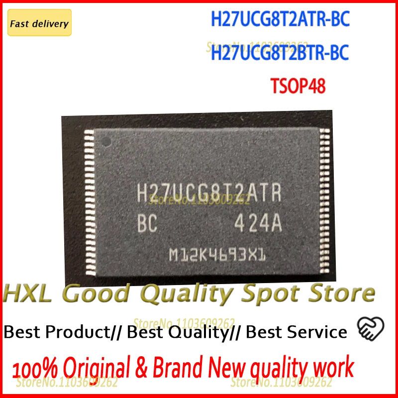 H27UCG8T2ATR-BC  10PCS /lot  H27UCG8T2ATR H27UCG8T2 H27UAG8T2BTR-BC H27UAG8T2BTR TSOP48  in stock ic