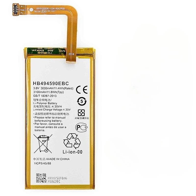 

Новый сменный аккумулятор HB494590EBC для Huawei Honor 7 PLK-AL10 3000 мАч