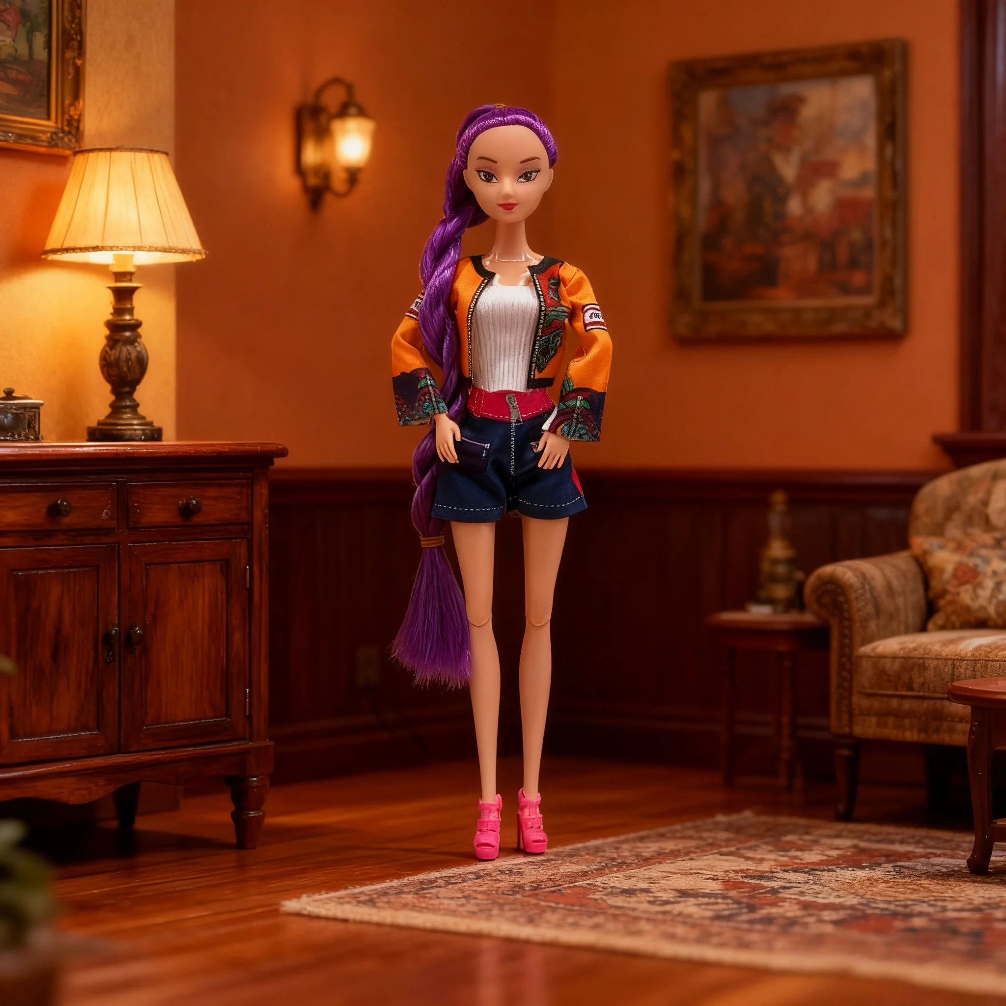 Kpop الشيطان هنتر عمل دمية جديدة K-POP الشيطان القاتل دمية من الفينيل رومي ميلا زوي هدية عيد ميلاد للأطفال سطح المكتب لعبة الديكور