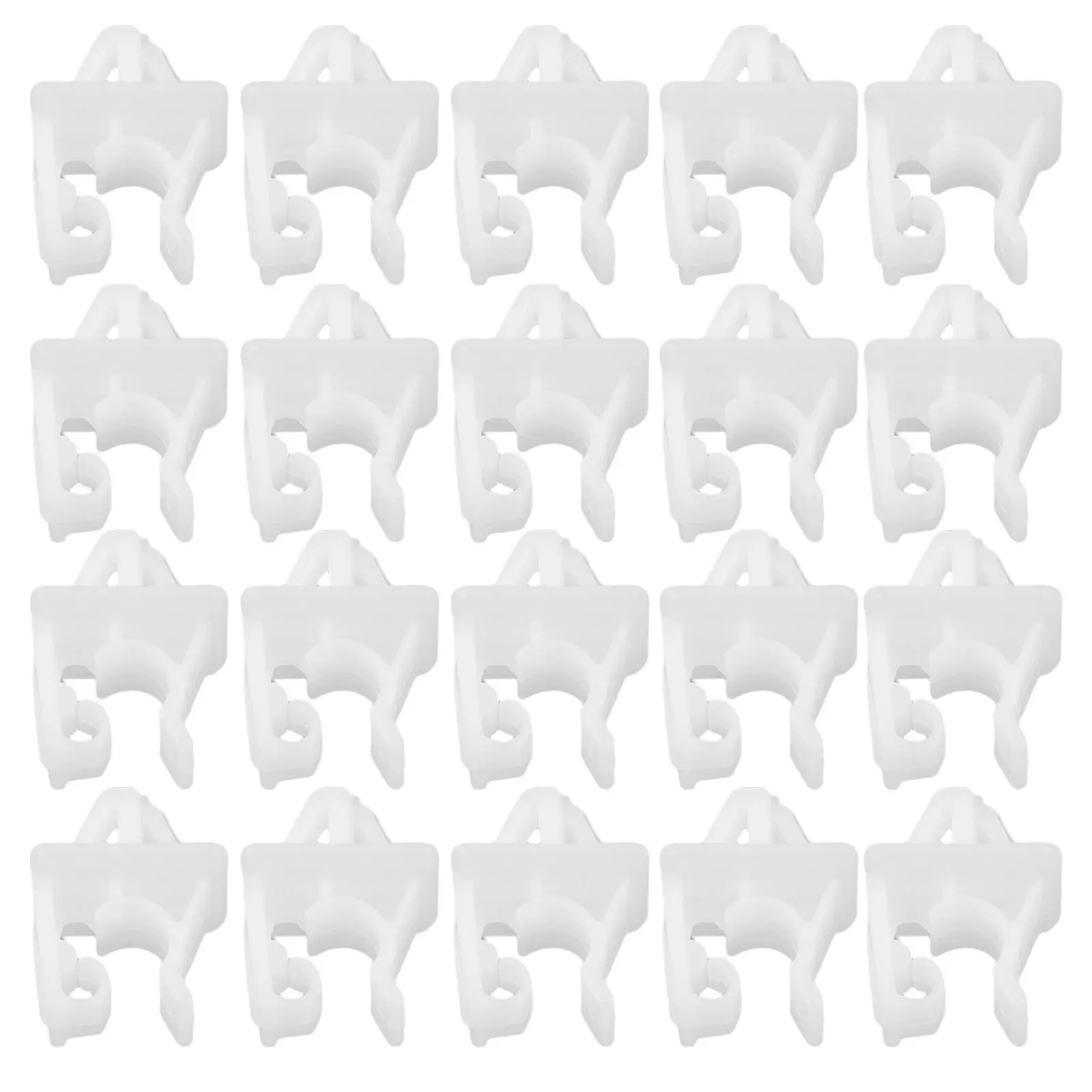 50Pcs Car Hood Support Rod Clip Plastic Hood Prop Rod Retainer Clamp Engine Lift Support Holder Front Bonnet Repair Replacement