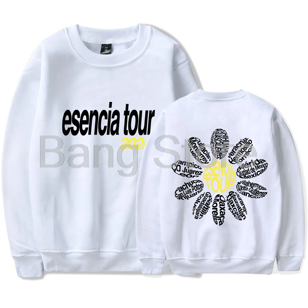 Humbe Esencia Tour Sedes Crewneck Sweatshirts Women Men Long Sleeve Fashion Pullover Clothes