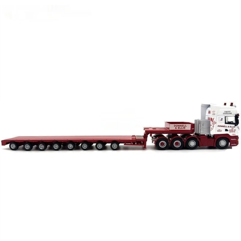 Scania R580 Wielowózowy Półnaczepa Ciężarówka Model Samochodu Kolekcja Stopowa 1:76 Wysokiej Jakości Prezent Urodzinowy Ozdoby na Biurko