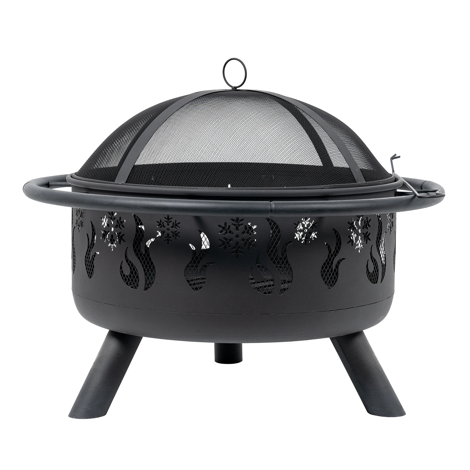 Outdoor Easy Clean Heater Fire Pit Picnic Portable Round Brazier Carbon Firewood Burning Smokeless Stainless Steel Fire Pit