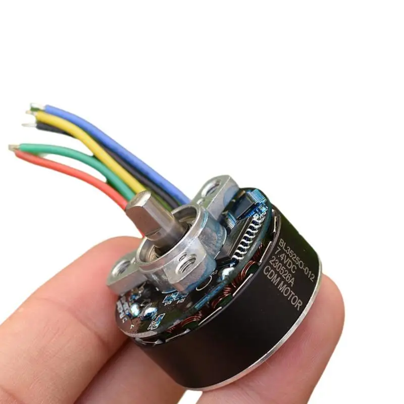 1Pcs DC7.4V 3200RPM Large Torque Strong Engine PWM Speed 35mm BLDC Brushless Motor With Driver Electric Motor BL3525O
