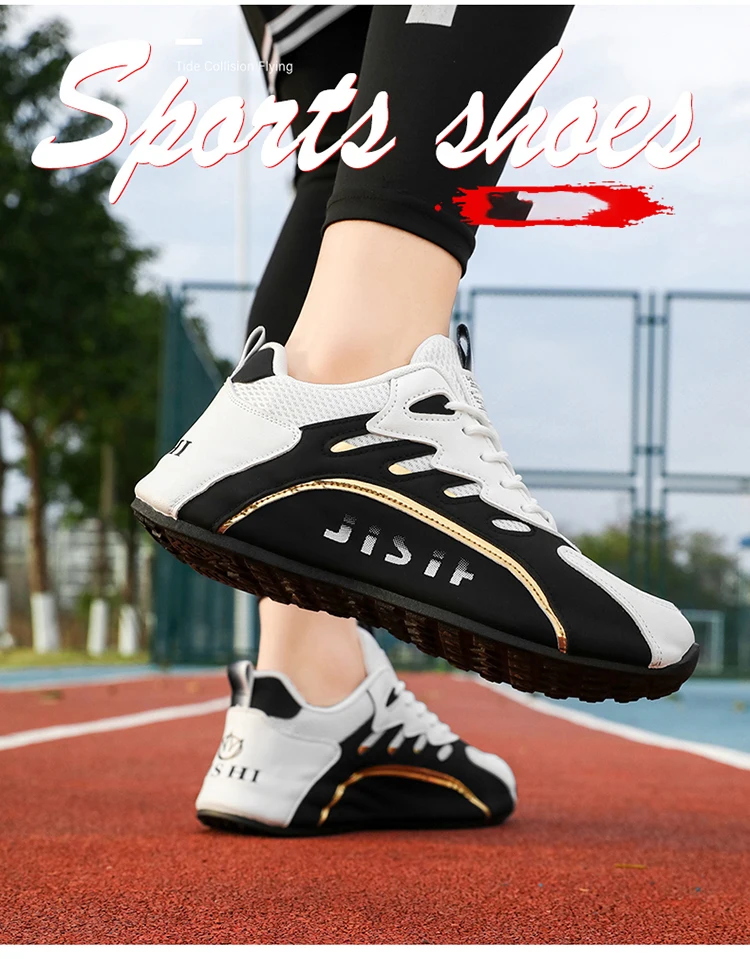 Modische Low-Top-Laufschuhe für Herren mit Farbblockdesign, atmungsaktivem Mesh, weichen und leichten Sohlen sowie Stofffutter, die ein hohes Maß an Komfort bieten und für Outdoor-Wanderungen, Laufen und Fitness-Workouts geeignet sind. – Detail 4