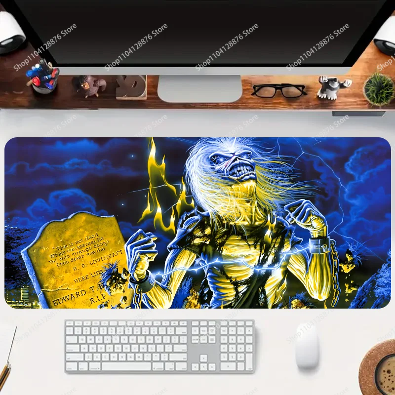 Band I-Iron M-Maiden Non-slip Mouse Pad Suitable For Office Computers Laptops E-sports Game Desk Mats XXL Keyboard