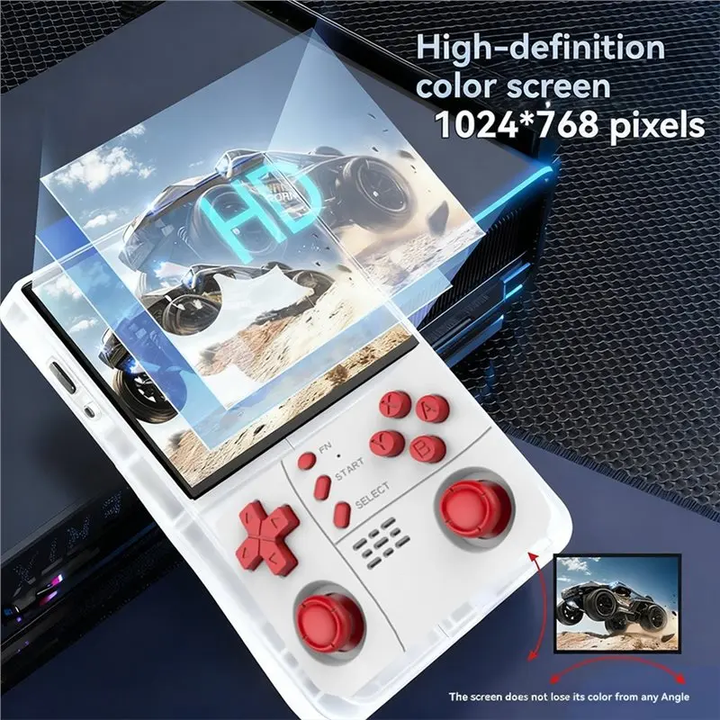 ABDE-R40XX Promax Ретро игровая консоль 4,2-дюймовый экран 64G 18000 игр Bult-In Wi-Fi поддерживает 30+ эмуляторов игровой плеер