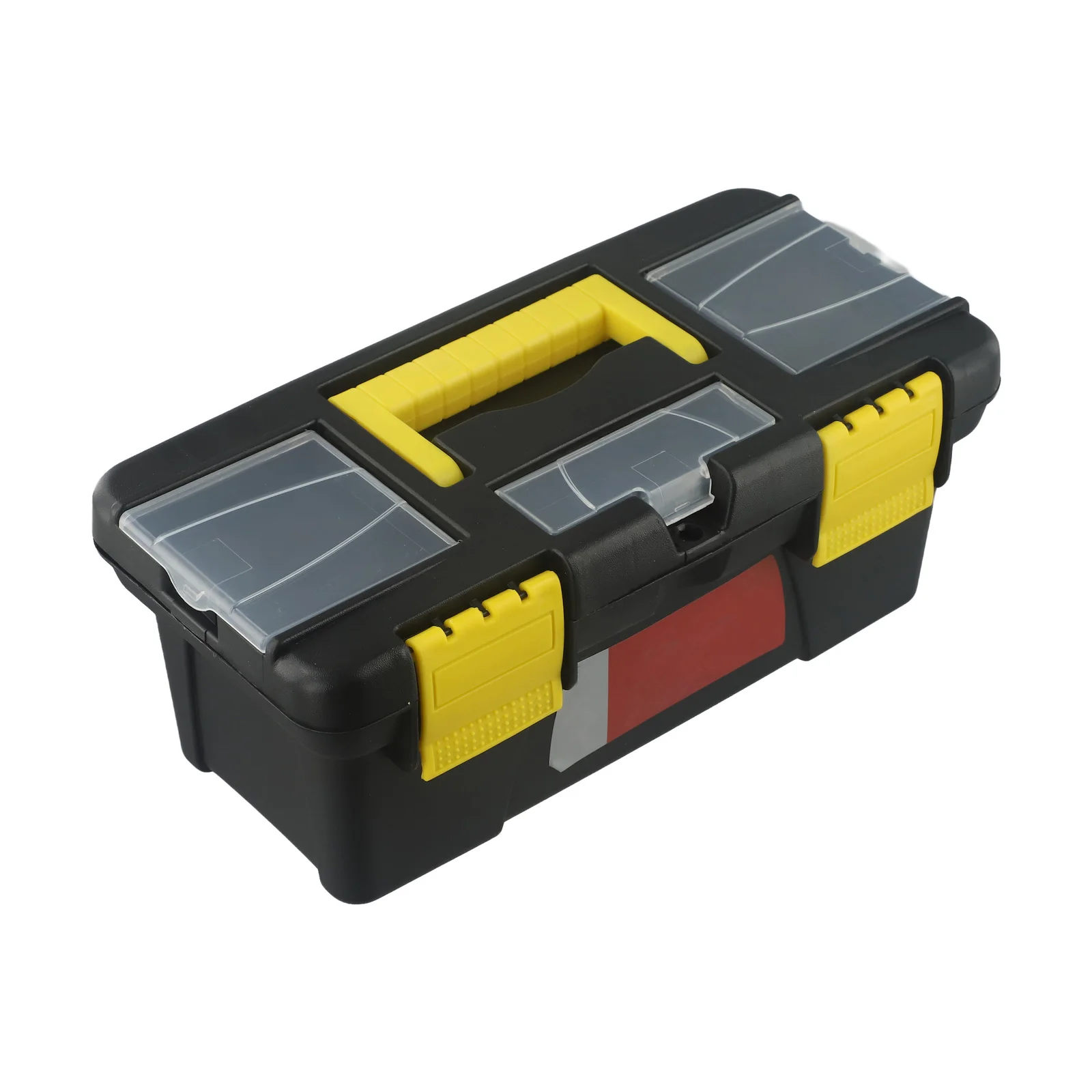 Charnières métalliques robustes durables et spacieuses, outil compact, boîte à outils en plastique de 10 pouces pour divers outils, design polyvalent