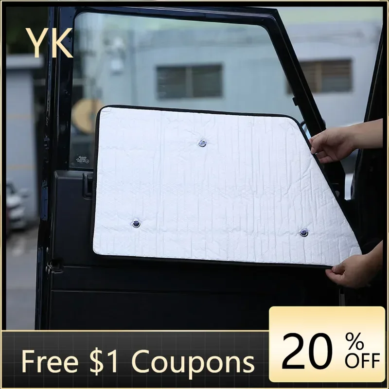 

For Land Rover Defender 04-25 Aluminum Foil Silver Car Front Windshield Full Window Glass Sun Protection Parasol Car Accessories