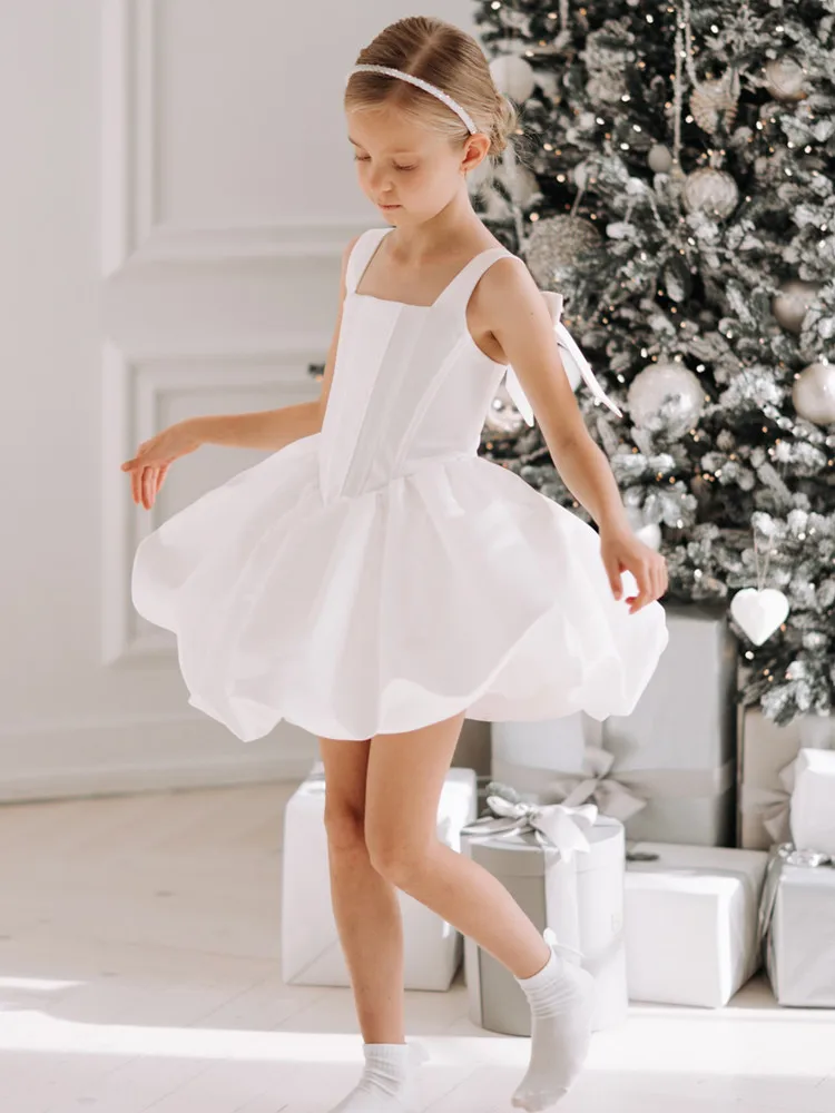 Neues Kinder-Partykleid, Gastgeberin, Klavier-Aufführung, Geburtstag, Hochzeit, Mädchen-Partykleider A5026, Vestidos, Blumenmädchenkleider – Detail 5