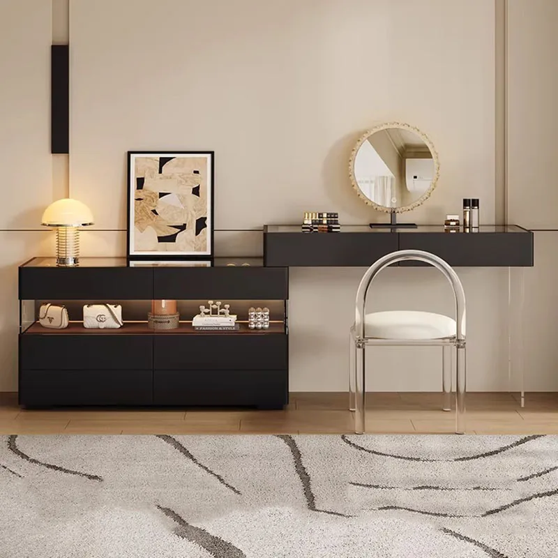 Organizer Makeup Vanity Table Storage Drawers Filing Cabinets Coffee Dressing Table Modern Luxury