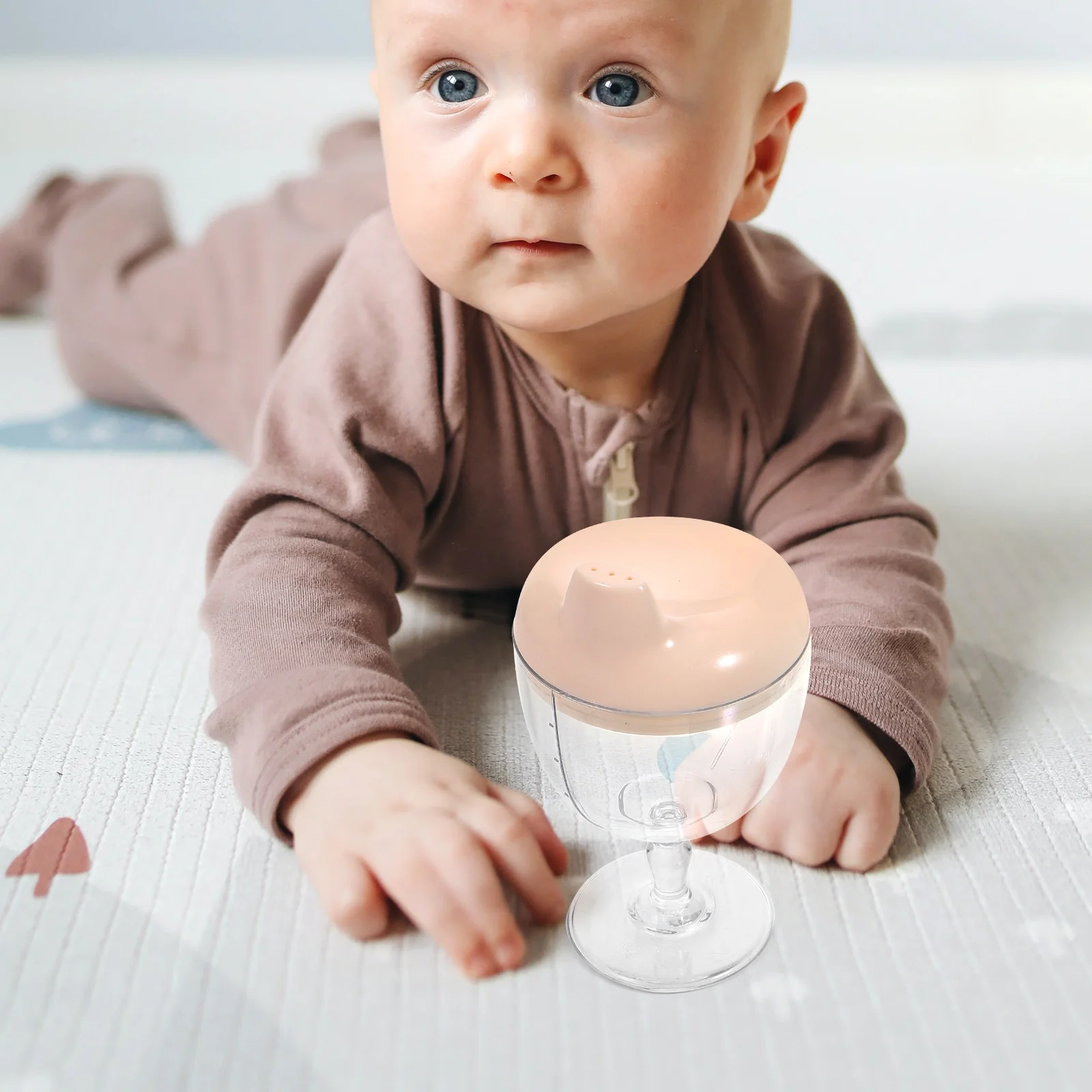 Tasse à lait pour enfants, 2 pièces, eau potable pour bébé, tasses pour tout-petits avec pailles d'entraînement