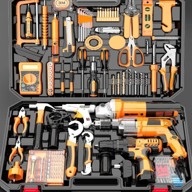 Set Household Multifunctional Electric Drill Woodworking Electrical Hardware Daily Maintenance