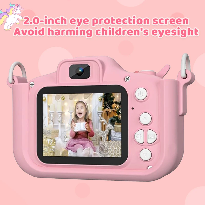 Mini Kids Camera Toys Cute Digital Camera Toy HD 1080P 2.0 pollici Kids Camera Record Life Camera per Boy Girl miglior regalo