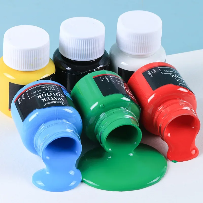 6-color 25ml Pigment Set Acrylic Watercolor Gouach Powder Textile Glass Advertising Painting Graffiti Paint Art Supplies