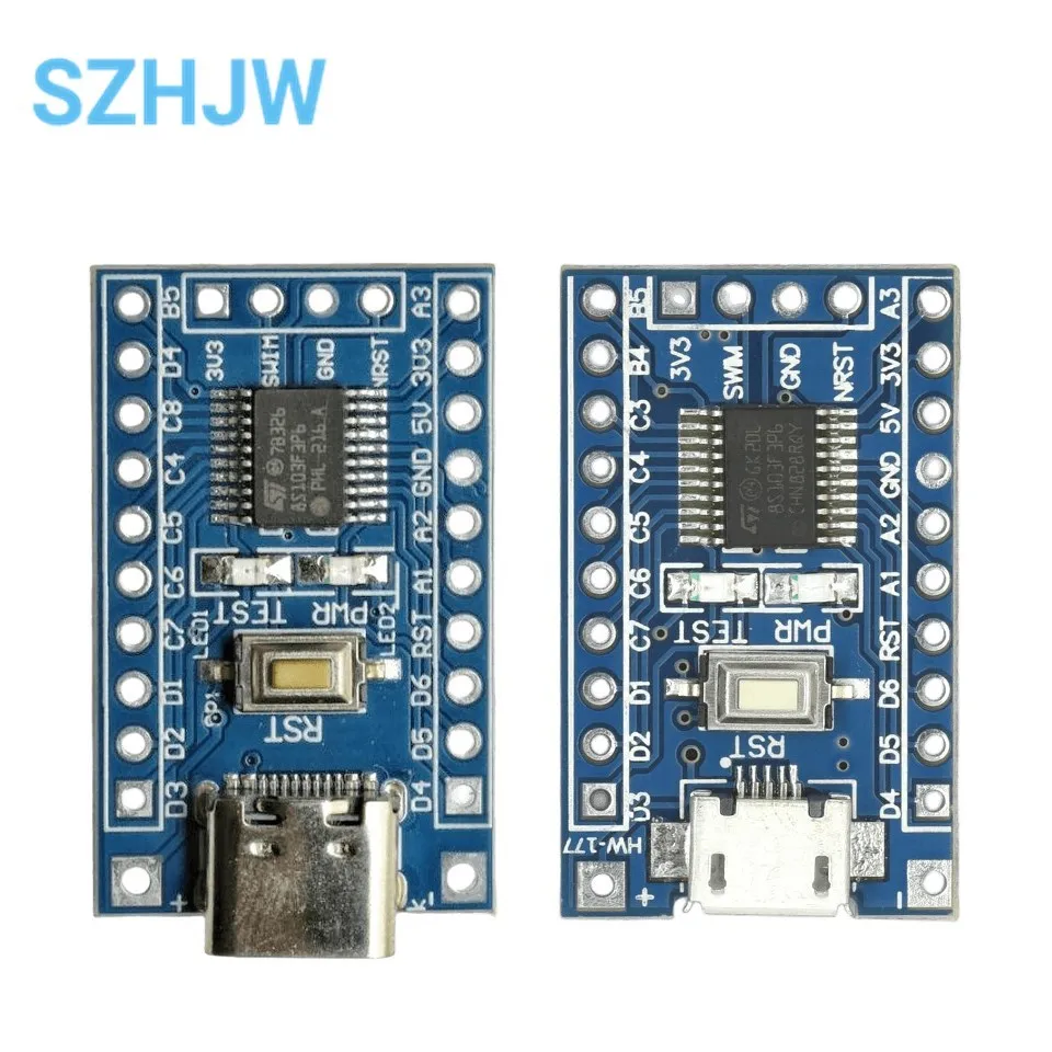 Placa de sistema STM8S103F3P6, placa de desarrollo STM8S STM8, placa de núcleo mínimo