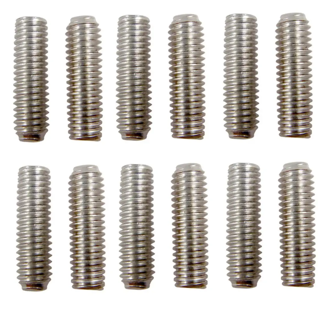 Electric Guitar Bass Parts 2.5x10mm Hex Screw Bolt String Lock Screws for DIY Guitar Build