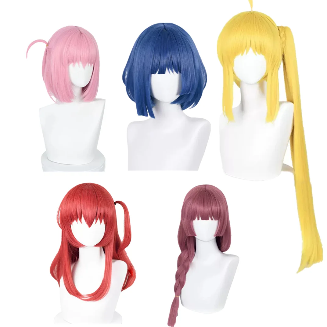 

Bocchi the Rock Goto Hitori Ijichi Nijika Yamada Ryo Kita Ikuyo Hiroi Kikuri для косплея Хэллоуин Карнавальный головной убор