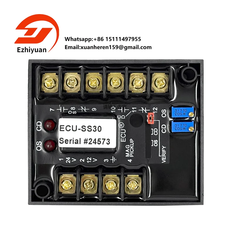 

ECU-SS30 Generator Engine Ecu Speed Controller Control Unit Ecu-ss30 Engine Over Speed Function Control Unit Ecuss30