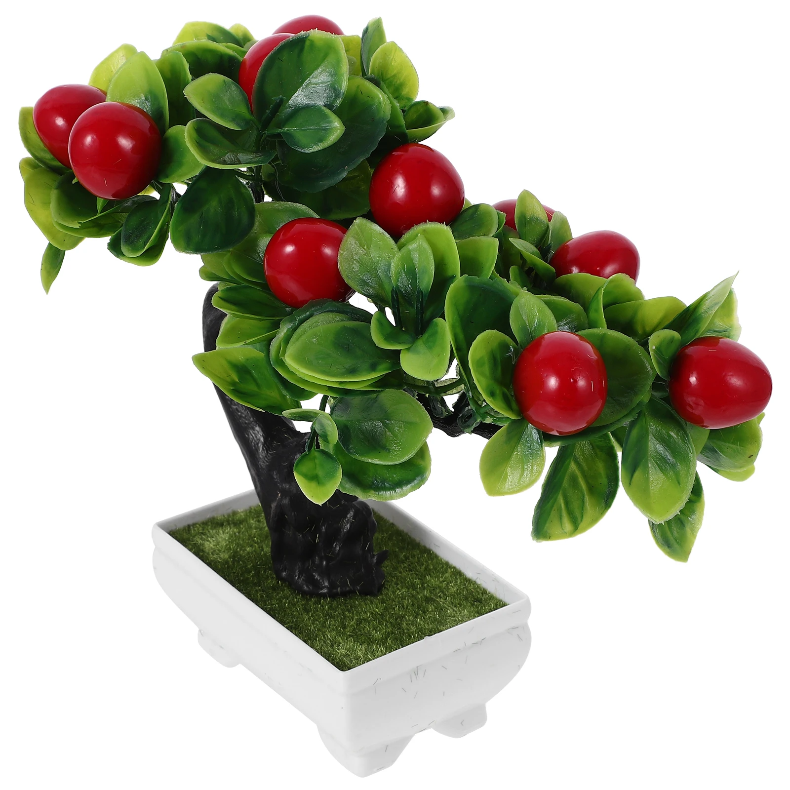 

Simulated Fruit Bonsai Realistic Faux Potted Plants Plastic Decorative Artificial Plant for Home Office Shop Fake