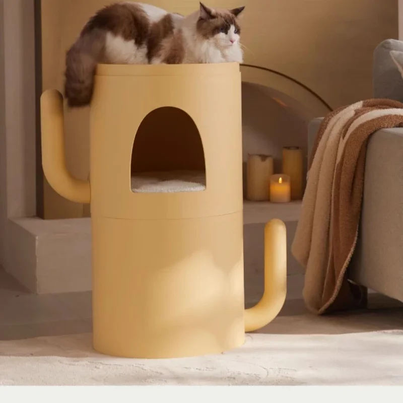 Cactus coffee table stool can bear 80 kg human pet shared furniture cat nest