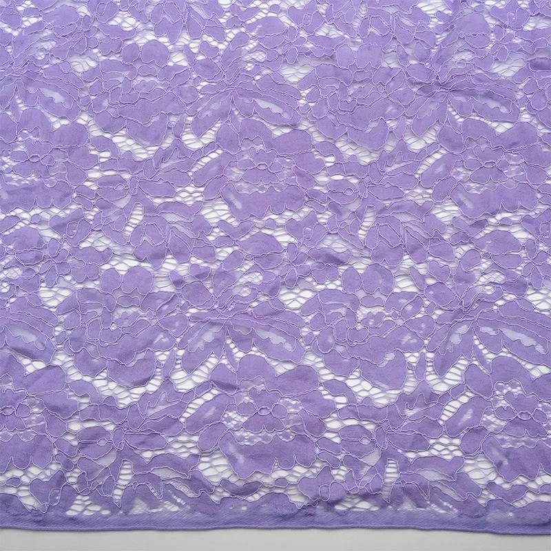 150cm Width 10 Yard Hollow Embroidery Bone Thread Lace Fabrics Eyelash African Lash for Wedding Dress Clothes Sew Accessories