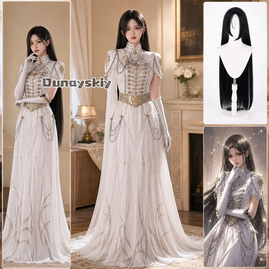 

KS*25Love And Deepspace Protagonist Galaxy Ode Cosplay Full Set Game Outfit For Women Halloween Comic Con Role Play Party Costum