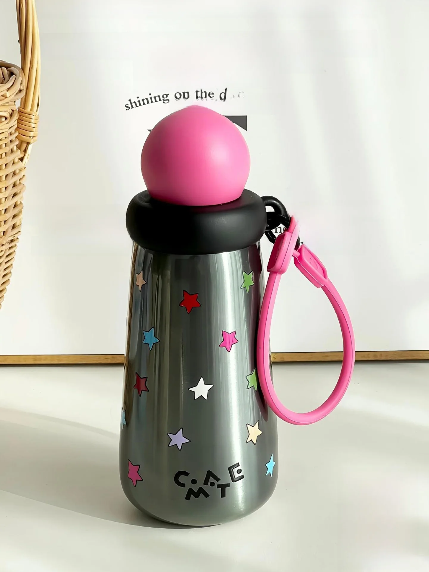 

Портативный JOJOS L Poncave St Cup, маленький милый студенческий контейнер для напитков, круглый цилиндр, материал из полипропилена, герметичный дизайн