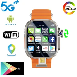 S10 Ultra Max Smartwatch 4G 5G Android 10.0 2.2inch Amoled Rotary Camera Video Call GPS WIFI App Download Smart Watch Men Women
