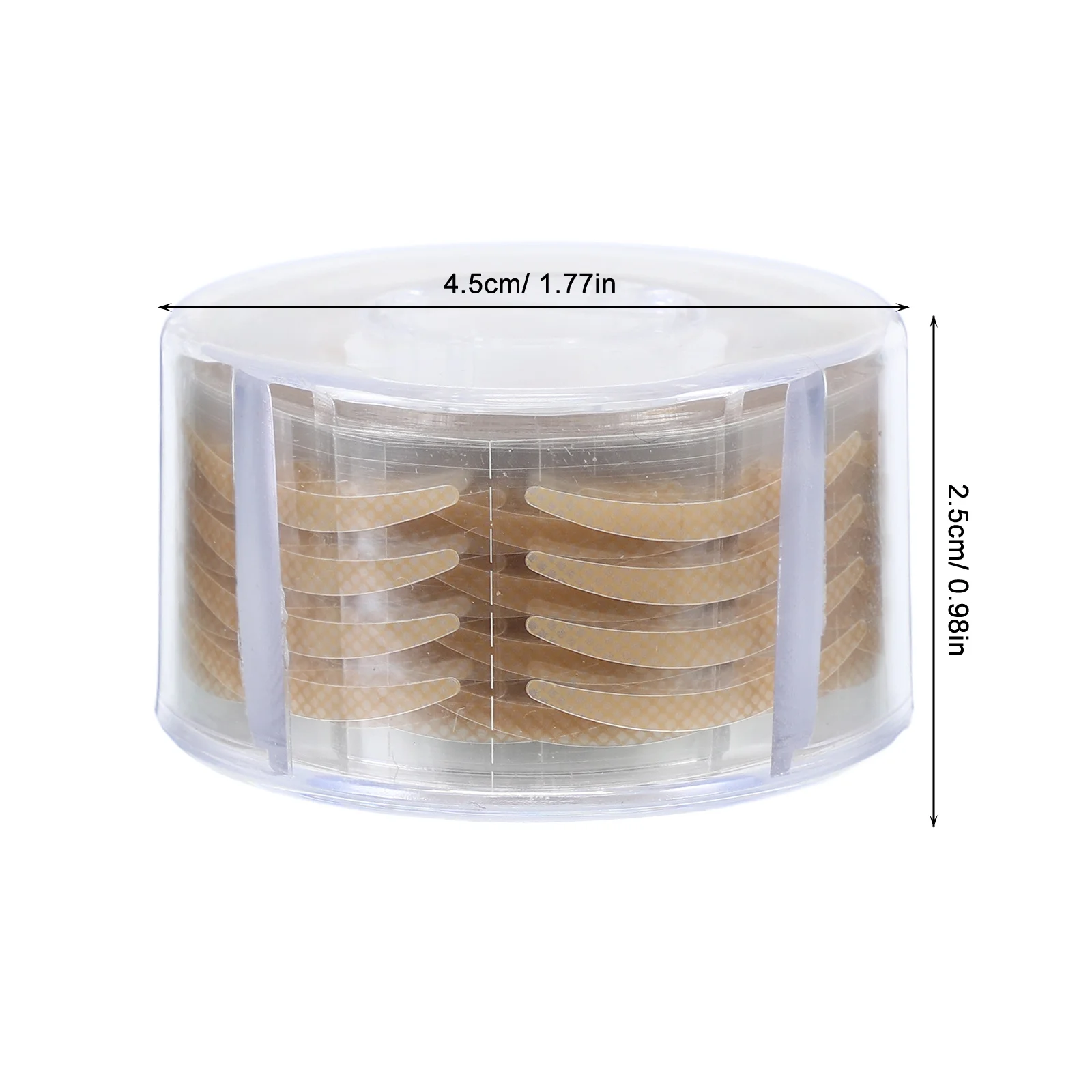 600Pcs 이중 눈꺼풀 테이프 섬유 피부 색상 보이지 않는 경량 편안한 눈꺼풀 스티커 자연 눈 메이크업