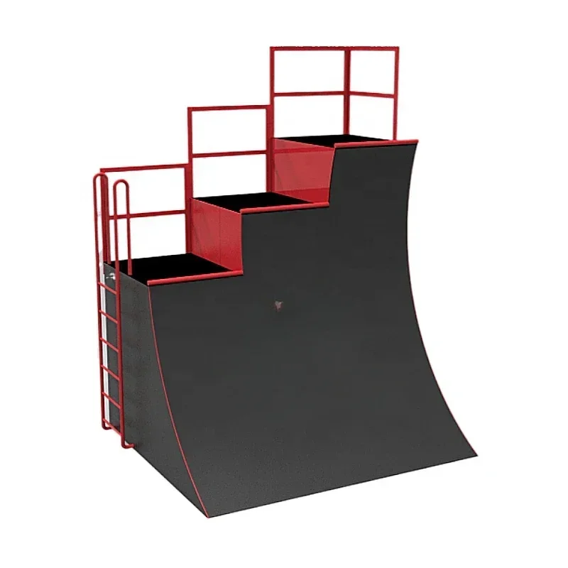 Outdoor American Ninja Warrior Course Warped Wall for Kids