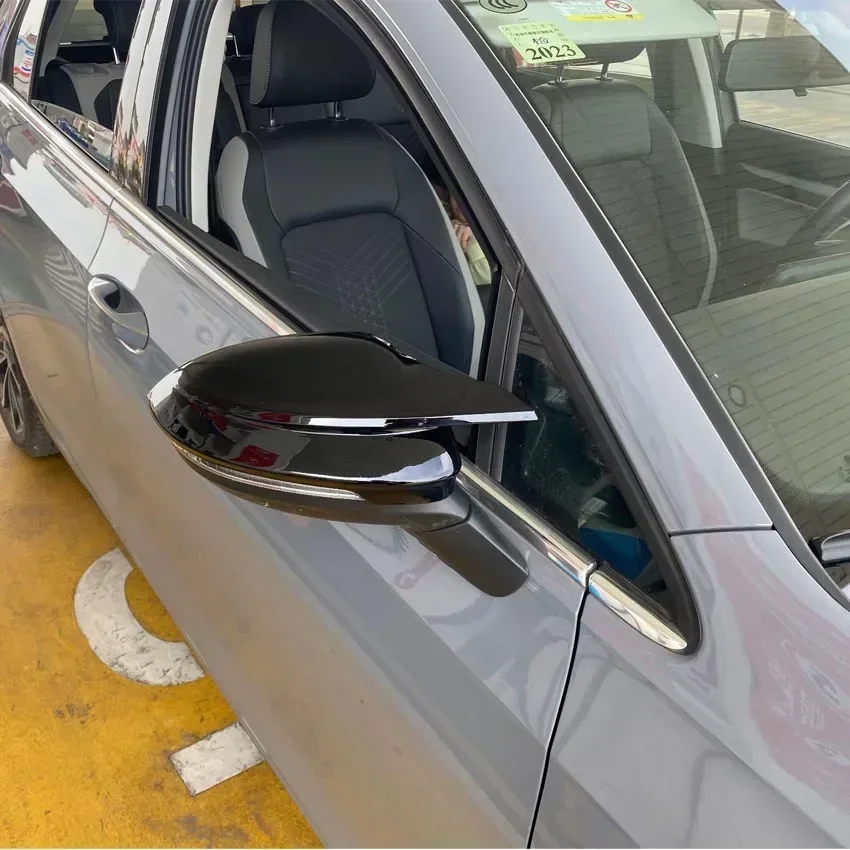 

2Pcs Car Rearview Mirror Cover Auto Accessories For Volkswagen Golf 8 MK8 GTE GTD GTI R-Line 2020 2021 2022 2023 2024