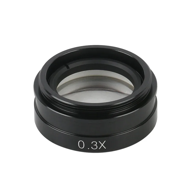 0.3X Barlow Auxiliary Objective Glass Lens For XDC-10A 180X 300X C-MOUNT Lens Industry Video Microscope Camera
