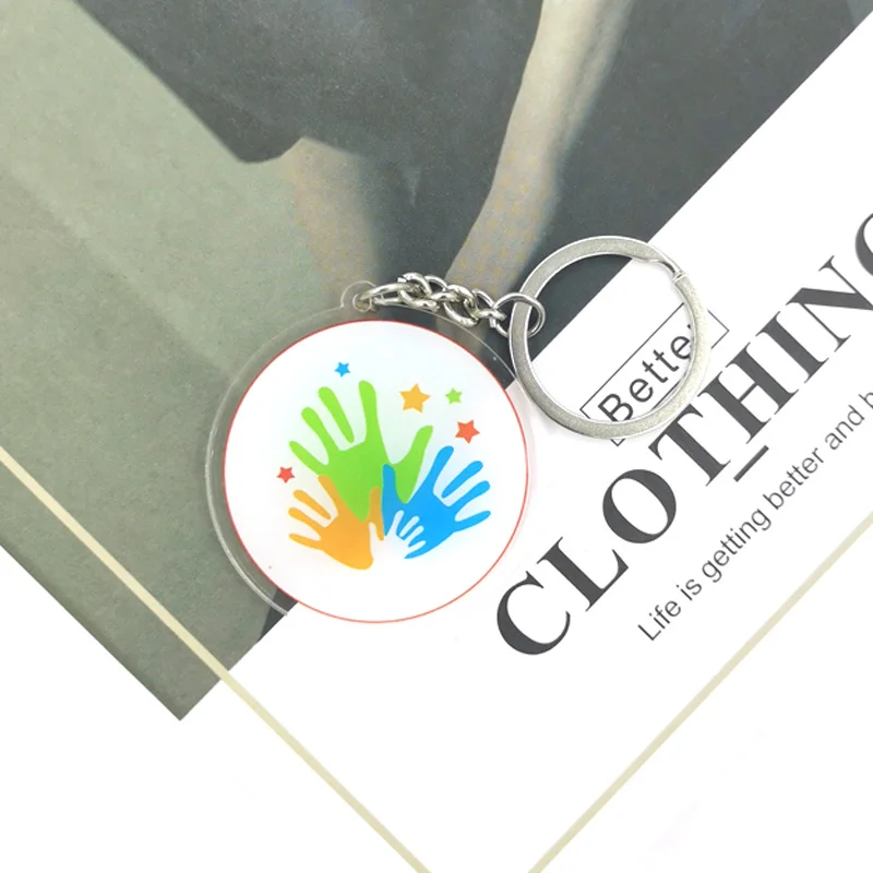 Autism Pattern Anime keychain Badge Holder ID Card Lanyards Mobile Phone Rope Key Keychain Key Ring Decorations Gift