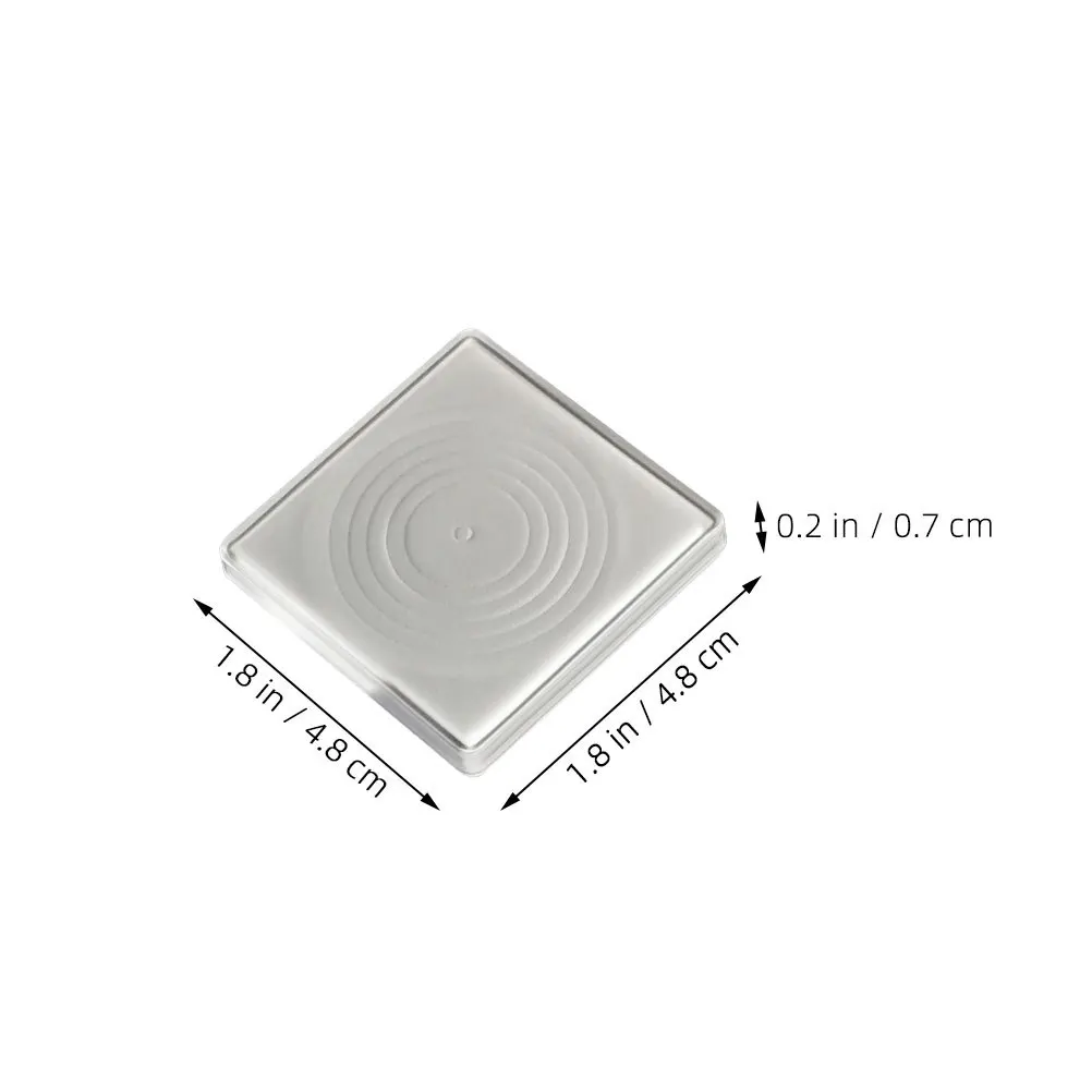 20 قطعة مجموعة العملات المربعة القابلة للتعديل صندوق تخزين شفاف واقي للعملات المعدنية طوابع مجوهرات تذكارية