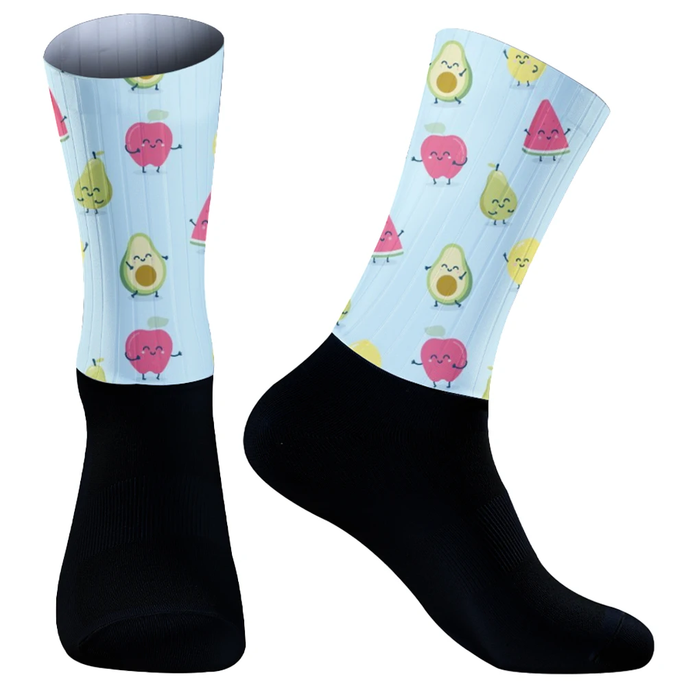 Chaussettes de sport de compression respirantes pour hommes et femmes, chaussettes de cyclisme professionnelles, non ald, course de flotte de vélo, nouveau