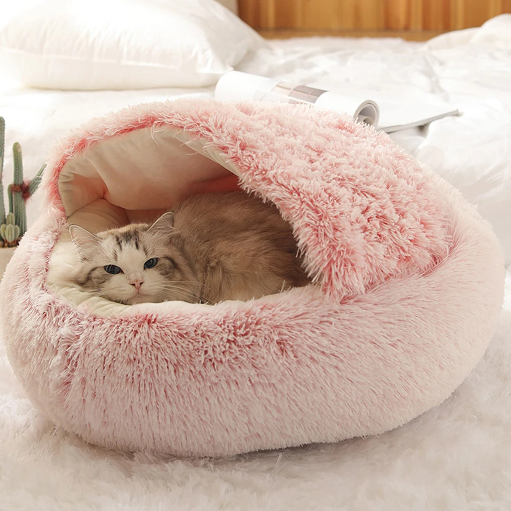 Cat Bed Round Wide Application PP Cotton Non-shedding Durability Pet Cat Bed Dog Bed Pet Bed Dogs