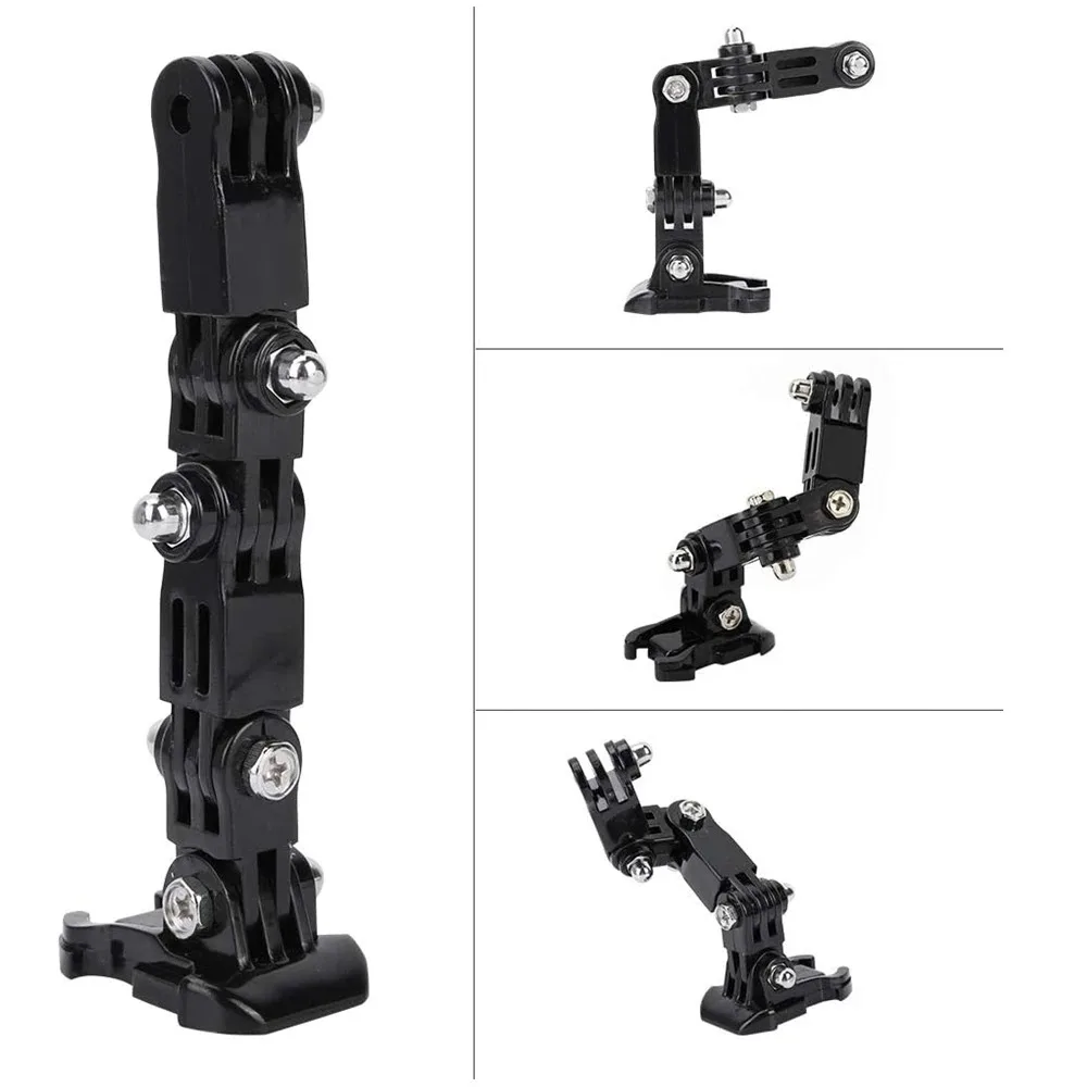NEW Motorcycle Helmet Mount For Gopro Hero 13 12 11 10 Yi osmo Action Sports Camera Mount Full Face Holder Accessories Strap