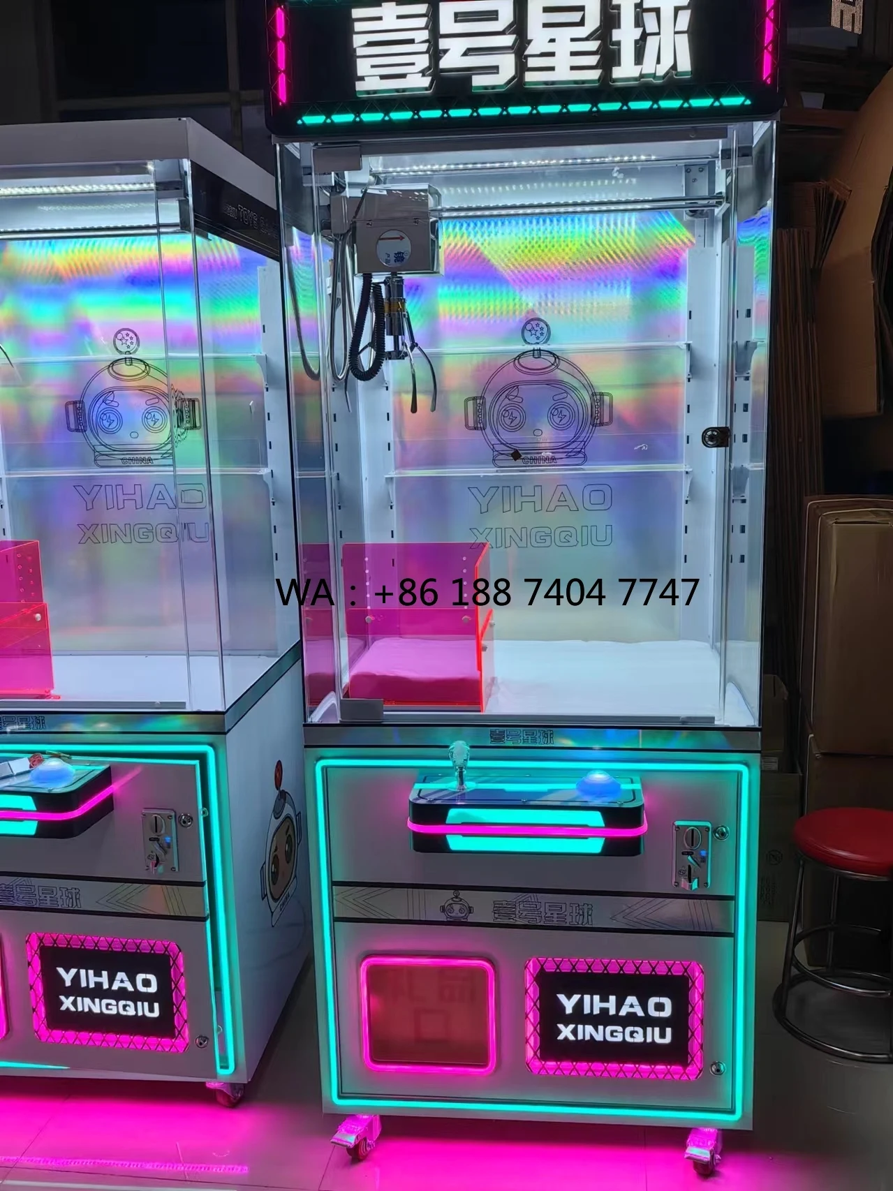 Dolls Catcher Games Machine Coin Operated Toy Arcade Crane Claw Machine Plastic Coin Operated Games