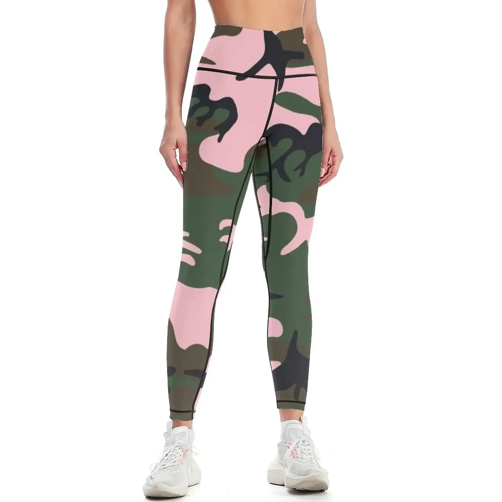 

Camo and Pink Leggings sports for gym for fitness Women's push up Women's sportswear Womens Leggings