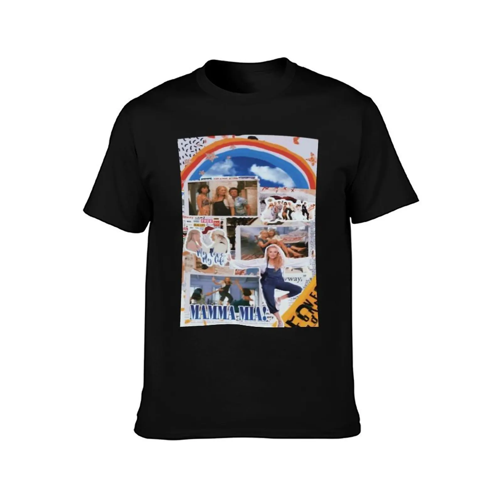 Mens My Favorite Mamma Romantic Musical Mia Drama Retro Vintage T-Shirt Casual Everyday Wear T-Shirt