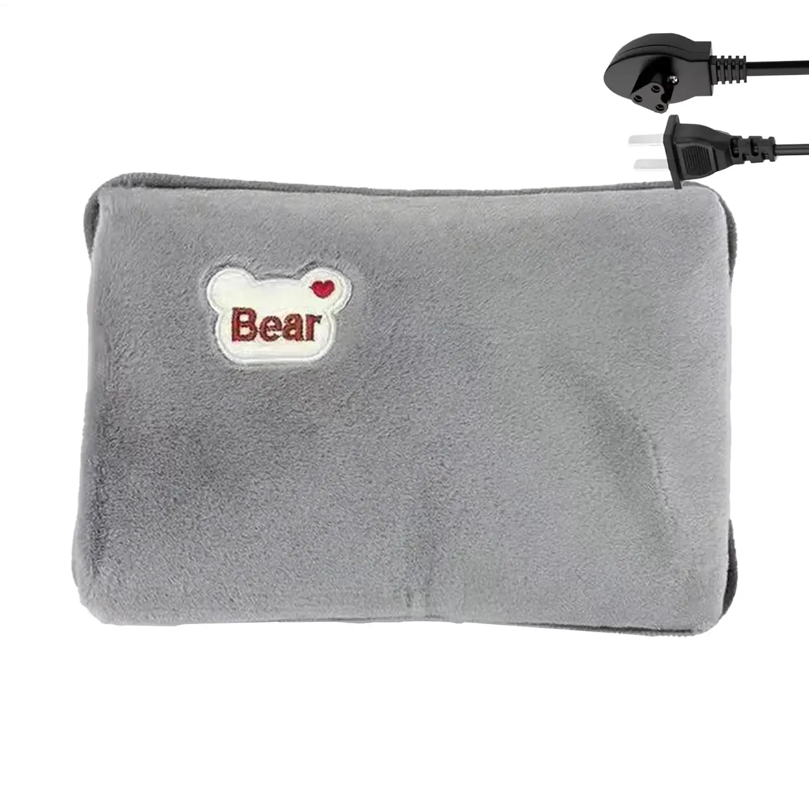 Electric Hot Water Bag Rechargeable Leak-Proof Hand Warmer Hot Water Bag with Soft Cover for Winter Cold Weather Period Cramps