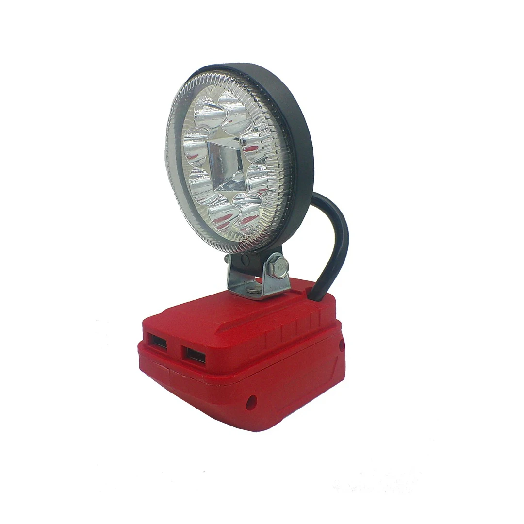 

LED Cordless Work Light For 4511396 4511437 18V Battery Outdoor Camping Flood Lamp With-USB And Type-C Charging Options