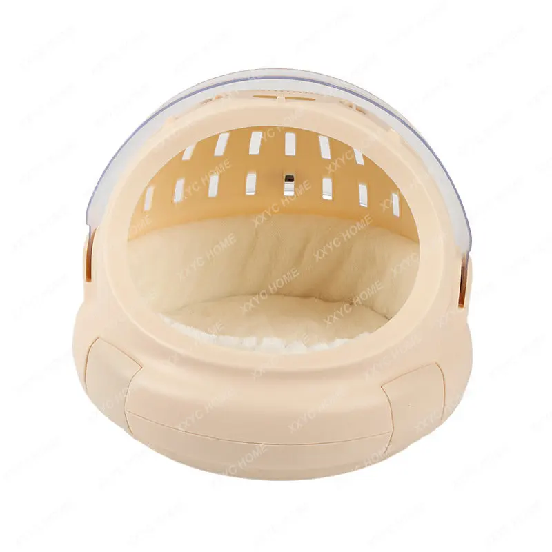 Cat Flight Case Transparent Cat Nest Space Capsule Cat Cage Portable Breathable Handbag Warm Multi-Functional Warehouse