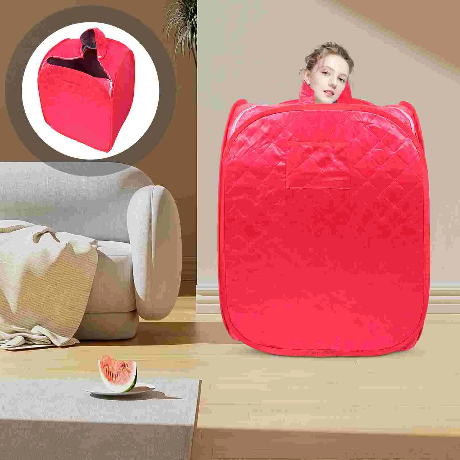 Tente de sauna pliante pour la maison, spa personnel réutilisable, gril simple en satin pliable, matériau portable de qualité supérieure