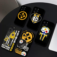 P-Pittsburgh S-Steelers Phone Case For Iphone 16 15 11 13 14 Pro Max 7 8 Plus X Xr Xs Max 12mini Black Shell Cover Case