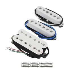 FLEOR Vintage Alnico 5 Guitar Pickup SSH Set Single Coil-Single Coil -Humbucker Pickups for Electric Guitar Parts